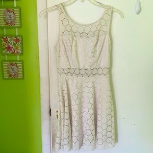 White lace dress